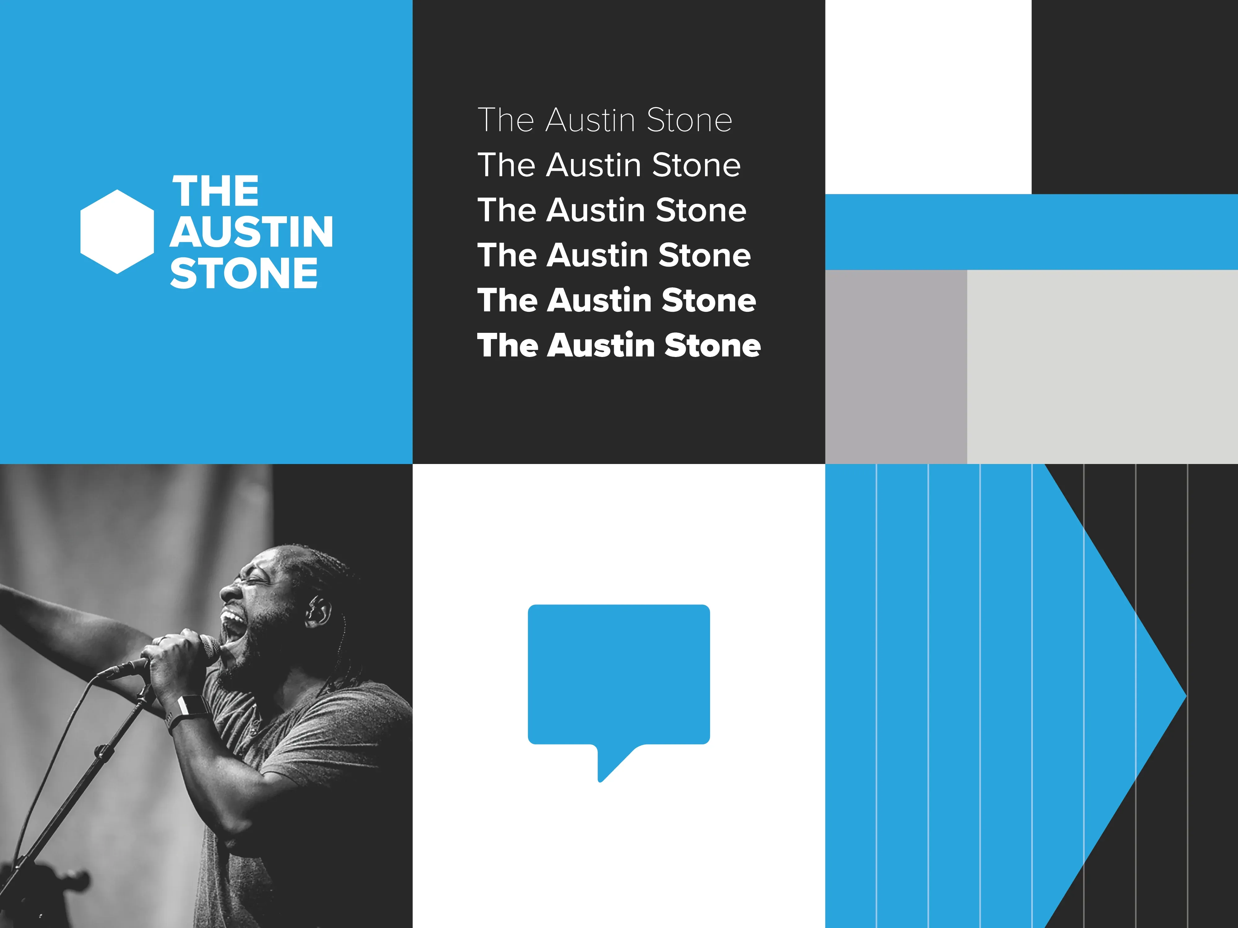 Brand overview showing the systematic approach to logo, color, and typography