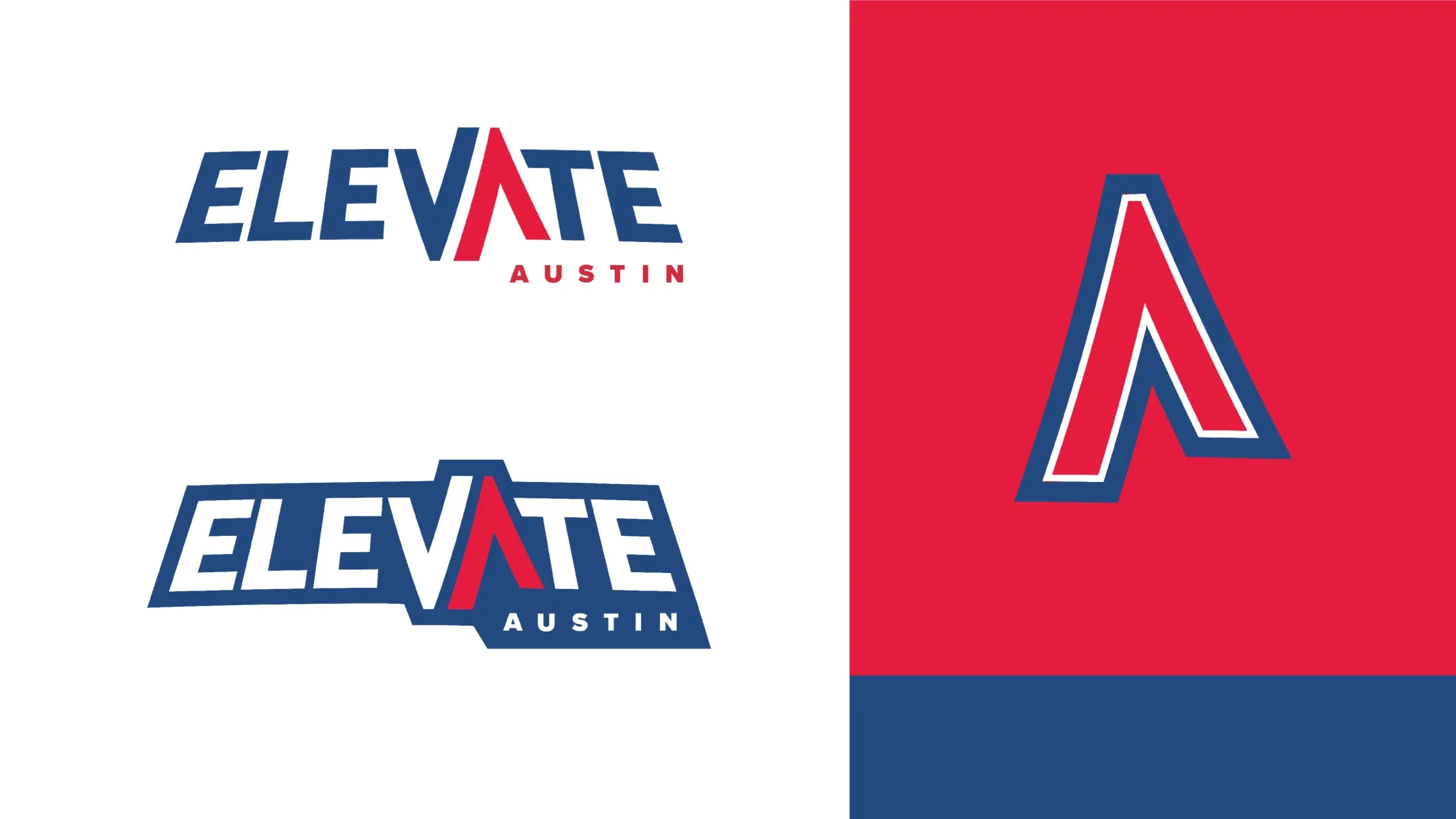 Logomark and color system showing flexibility across applications