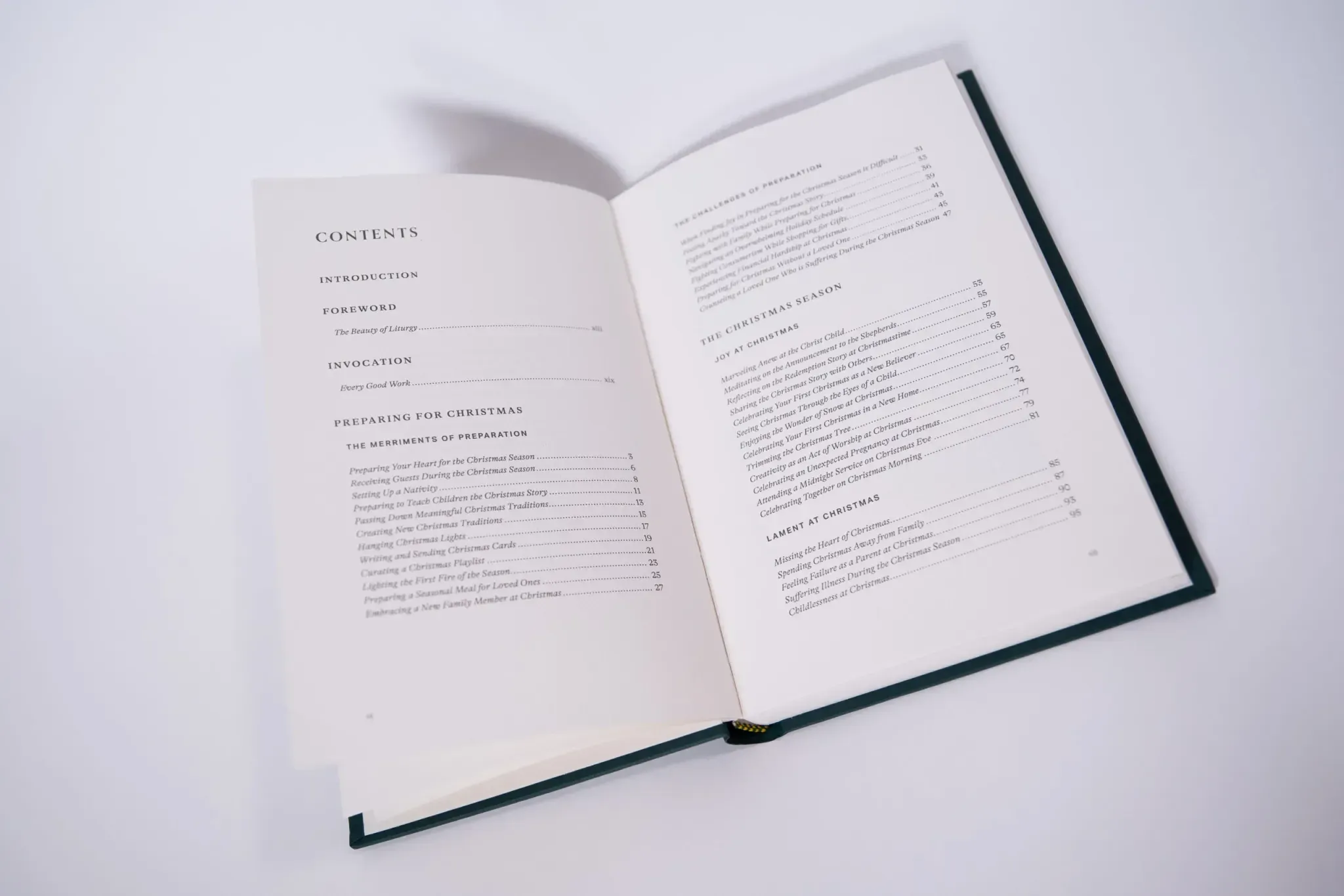 Interior spread showing the typographic system and layout rhythm